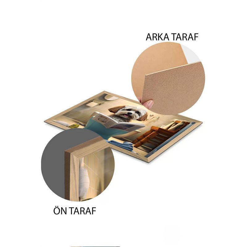 Casa si Gradina - Decoratiuni - Tablouri - Tablou Wallxpert, MDF, 20 x 30 cm, multicolor, 883TLD1633 - Infinity.ro