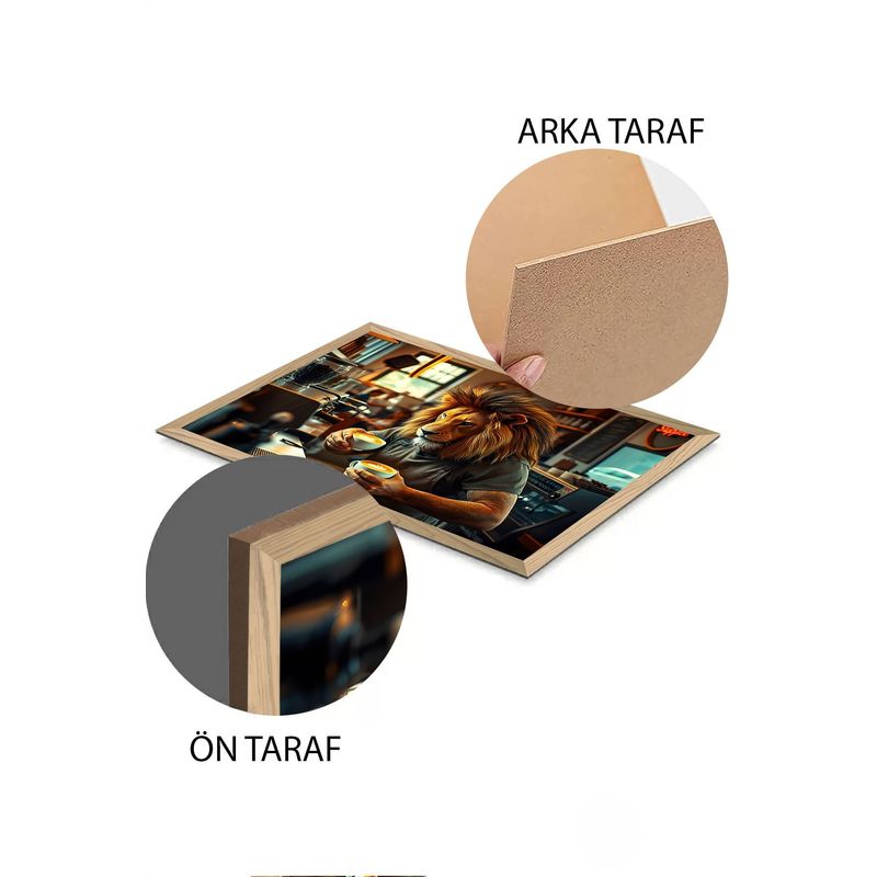 Casa si Gradina - Decoratiuni - Tablouri - Tablou Wallxpert, MDF, 20 x 30 cm, multicolor, 883TLD1616 - Infinity.ro