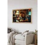 Casa si Gradina - Decoratiuni - Tablouri - Tablou Wallxpert, MDF, 20 x 30 cm, multicolor, 883TLD1616 - Infinity.ro
