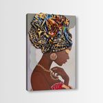 Casa si Gradina - Decoratiuni - Tablouri - Tablou ulei Wallxpert, lemn, 50 x 70 cm, multicolor, 405HND1397 - Infinity.ro