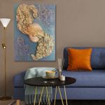 Casa si Gradina - Decoratiuni - Tablouri - Tablou ulei Wallxpert, lemn, 50 x 70 cm, multicolor, 405HND1401 - Infinity.ro