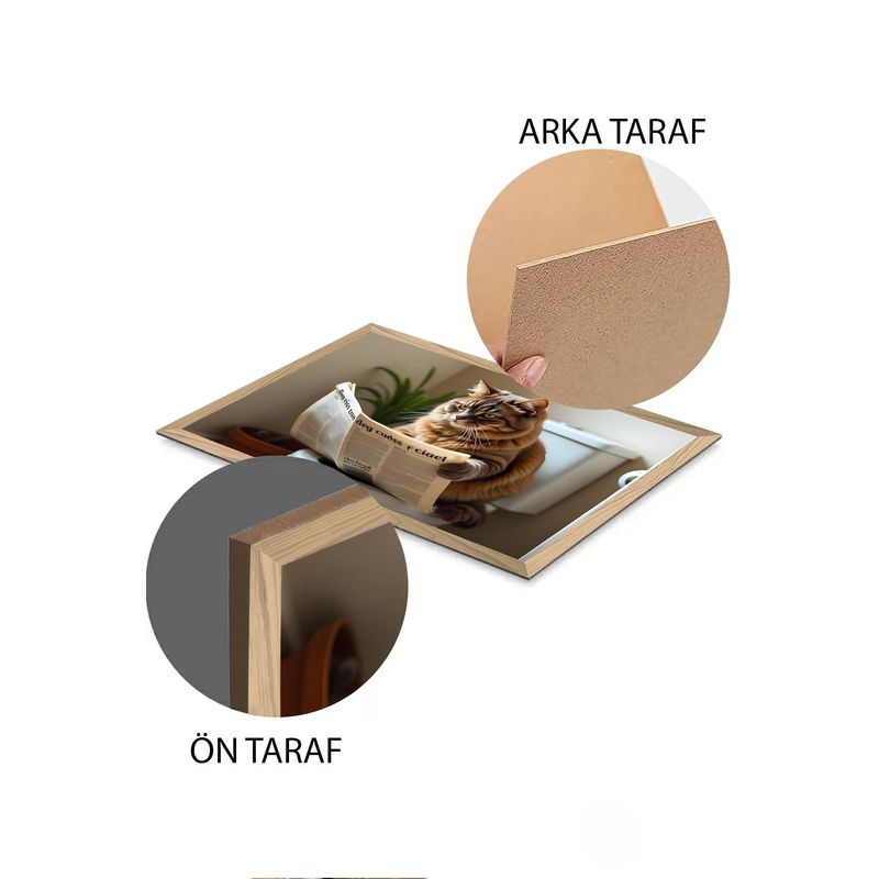 Casa si Gradina - Decoratiuni - Tablouri - Tablou Wallxpert, MDF, 20 x 30 cm, multicolor, 883TLD1598 - Infinity.ro