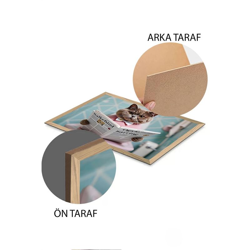 Casa si Gradina - Decoratiuni - Tablouri - Tablou Wallxpert, MDF, 20 x 30 cm, multicolor, 883TLD1599 - Infinity.ro