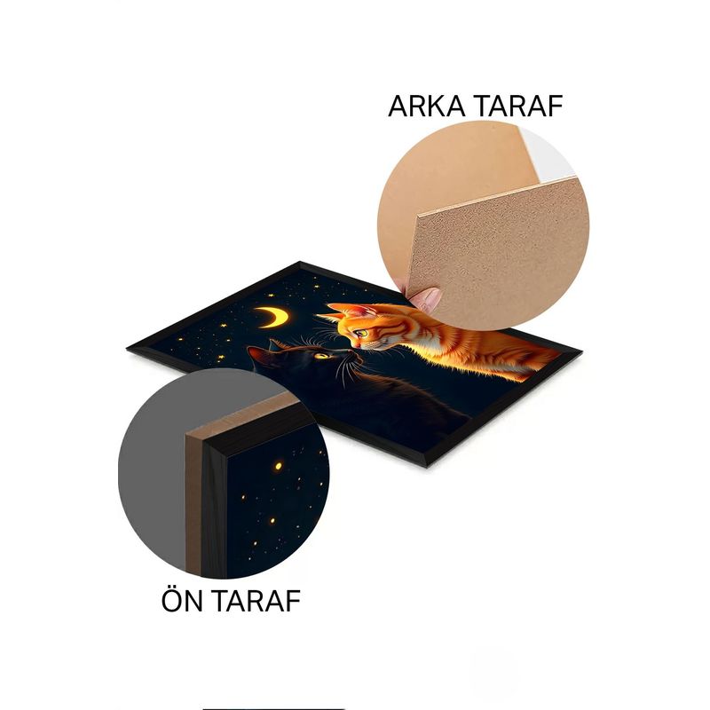 Casa si Gradina - Decoratiuni - Tablouri - Tablou Wallxpert, MDF, 20 x 30 cm, multicolor, 883TLD1557 - Infinity.ro