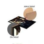 Casa si Gradina - Decoratiuni - Tablouri - Tablou Wallxpert, MDF, 20 x 30 cm, multicolor, 883TLD1552 - Infinity.ro