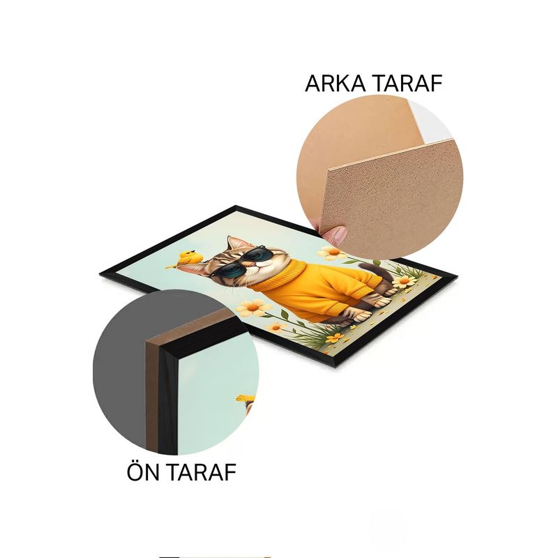 Casa si Gradina - Decoratiuni - Tablouri - Tablou Wallxpert, MDF, 20 x 30 cm, multicolor, 883TLD1536 - Infinity.ro