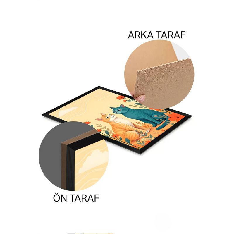 Casa si Gradina - Decoratiuni - Tablouri - Tablou Wallxpert, MDF, 20 x 30 cm, multicolor, 883TLD1537 - Infinity.ro