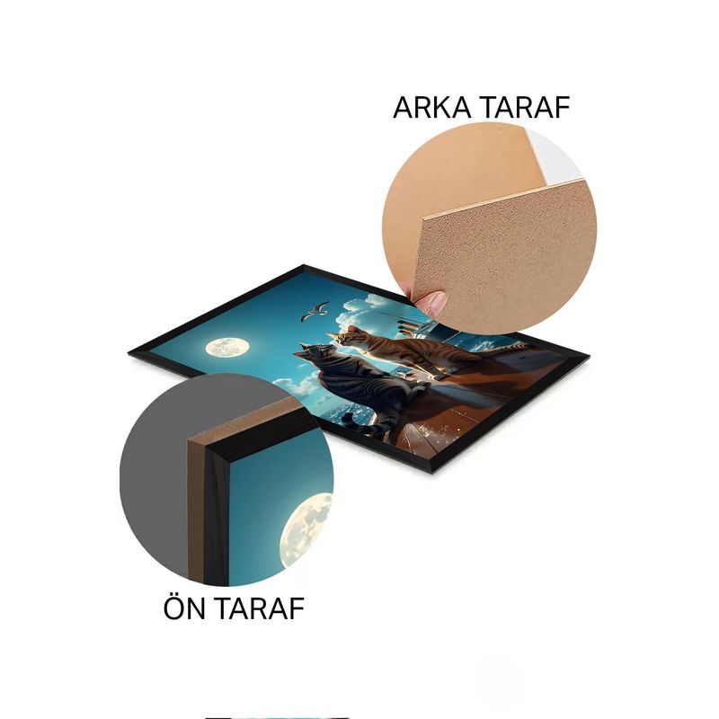 Casa si Gradina - Decoratiuni - Tablouri - Tablou Wallxpert, MDF, 20 x 30 cm, multicolor, 883TLD1533 - Infinity.ro