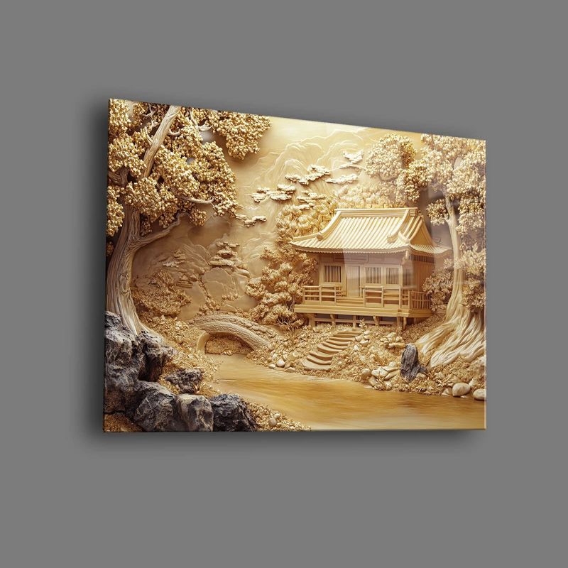 Casa si Gradina - Decoratiuni - Tablouri - Tablou sticlă securizată Wallxpert, sticlă, 30 x 40 cm, multicolor, 544CLR1629 - Infinity.ro