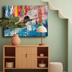 Casa si Gradina - Decoratiuni - Tablouri - Tablou sticlă securizată Wallxpert, sticlă, 30 x 40 cm, multicolor, 544CLR1605 - Infinity.ro