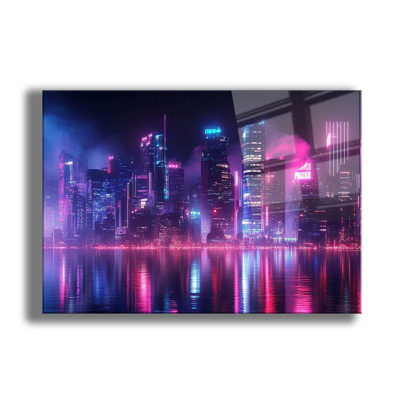 Casa si Gradina - Decoratiuni - Tablouri - Tablou sticlă securizată Wallxpert, sticlă, 30 x 40 cm, multicolor, 544CLR1617 - Infinity.ro