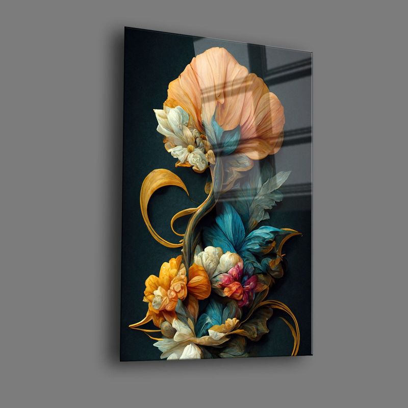 Casa si Gradina - Decoratiuni - Tablouri - Tablou sticlă securizată Wallxpert, sticlă, 30 x 40 cm, multicolor, 544CLR1377 - Infinity.ro