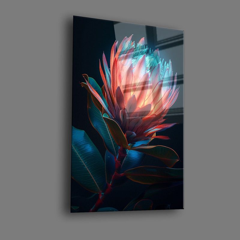 Casa si Gradina - Decoratiuni - Tablouri - Tablou sticlă securizată Wallxpert, sticlă, 30 x 40 cm, multicolor, 544CLR1413 - Infinity.ro