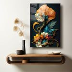 Casa si Gradina - Decoratiuni - Tablouri - Tablou sticlă securizată Wallxpert, sticlă, 30 x 40 cm, multicolor, 544CLR1377 - Infinity.ro