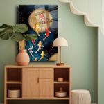 Casa si Gradina - Decoratiuni - Tablouri - Tablou sticlă securizată Wallxpert, sticlă, 30 x 40 cm, multicolor, 544CLR1275 - Infinity.ro