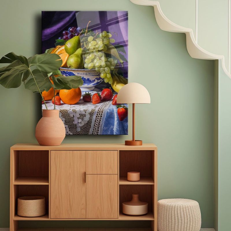 Casa si Gradina - Decoratiuni - Tablouri - Tablou sticlă securizată Wallxpert, sticlă, 30 x 40 cm, multicolor, 544CLR1137 - Infinity.ro