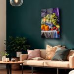 Casa si Gradina - Decoratiuni - Tablouri - Tablou sticlă securizată Wallxpert, sticlă, 30 x 40 cm, multicolor, 544CLR1137 - Infinity.ro