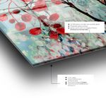 Casa si Gradina - Decoratiuni - Tablouri - Tablou sticlă securizată Wallxpert, sticlă, 50 x 120 cm, multicolor, 407MGN1186 - Infinity.ro
