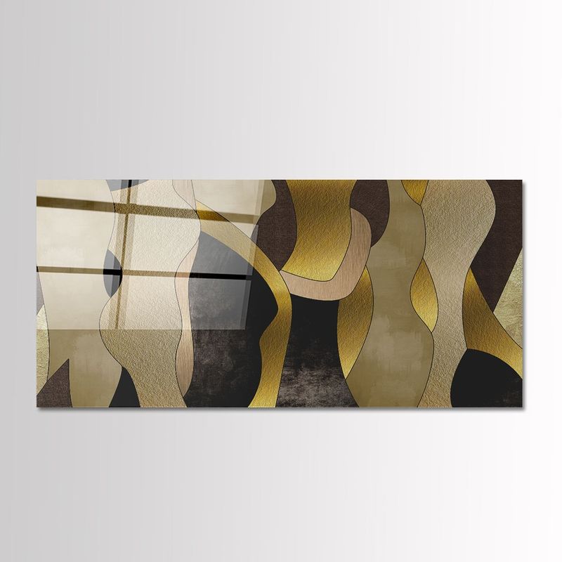 Casa si Gradina - Decoratiuni - Tablouri - Tablou sticlă securizată Wallxpert, sticlă, 50 x 120 cm, multicolor, 407MGN1146 - Infinity.ro