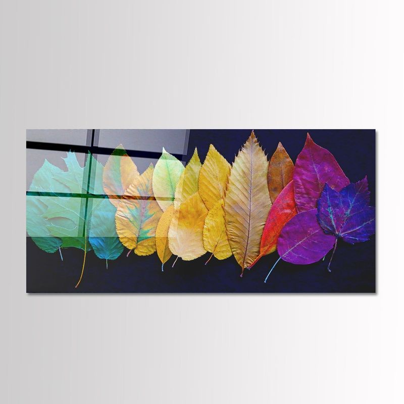 Casa si Gradina - Decoratiuni - Tablouri - Tablou sticlă securizată Wallxpert, sticlă, 50 x 120 cm, multicolor, 407MGN1151 - Infinity.ro