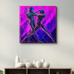 Casa si Gradina - Decoratiuni - Tablouri - Tablou sticlă securizată Wallxpert, sticlă, 80 x 80 cm, multicolor, 642BTH1286 - Infinity.ro