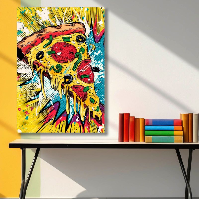 Casa si Gradina - Decoratiuni - Tablouri - Tablou pe pânză Wallxpert, lemn, 70 x 100 cm, multicolor, 649THL1186 - Infinity.ro