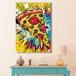 Casa si Gradina - Decoratiuni - Tablouri - Tablou pe pânză Wallxpert, lemn, 70 x 100 cm, multicolor, 649THL1186 - Infinity.ro