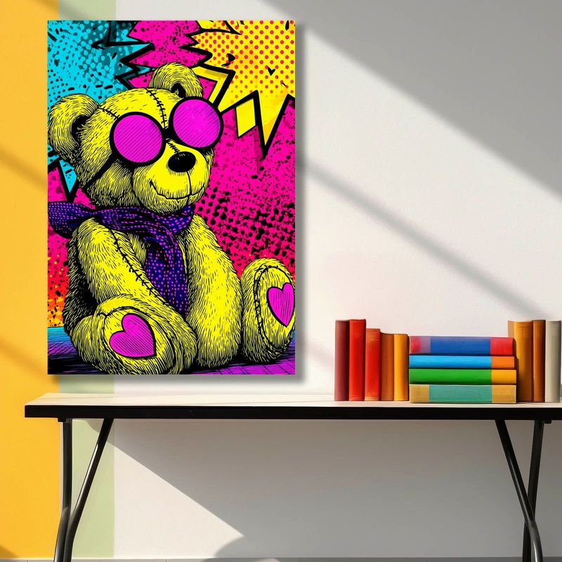Casa si Gradina - Decoratiuni - Tablouri - Tablou pe pânză Wallxpert, lemn, 70 x 100 cm, multicolor, 649THL1192 - Infinity.ro