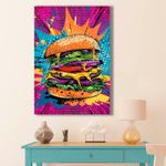 Casa si Gradina - Decoratiuni - Tablouri - Tablou pe pânză Wallxpert, lemn, 70 x 100 cm, multicolor, 649THL1188 - Infinity.ro
