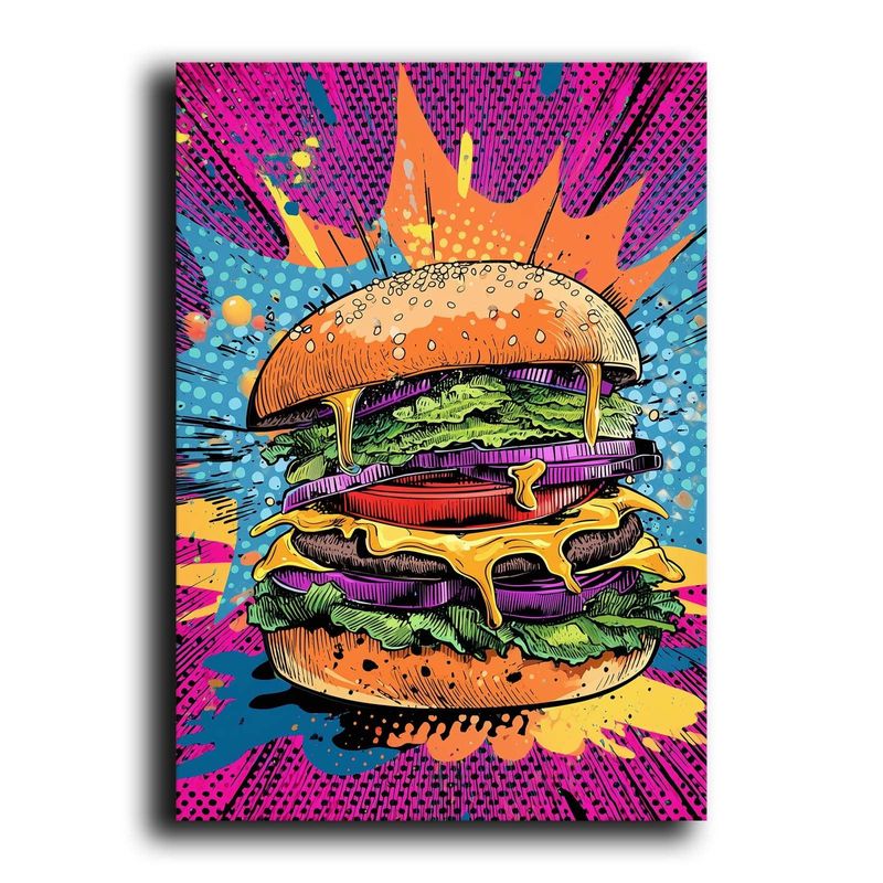 Casa si Gradina - Decoratiuni - Tablouri - Tablou pe pânză Wallxpert, lemn, 70 x 100 cm, multicolor, 649THL1188 - Infinity.ro