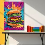 Casa si Gradina - Decoratiuni - Tablouri - Tablou pe pânză Wallxpert, lemn, 70 x 100 cm, multicolor, 649THL1188 - Infinity.ro