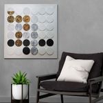 Casa si Gradina - Decoratiuni - Tablouri - Tablou ulei Wallxpert, lemn, 100 x 100 cm, multicolor, 405HND1448 - Infinity.ro