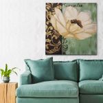 Casa si Gradina - Decoratiuni - Tablouri - Tablou ulei Wallxpert, lemn, 100 x 100 cm, multicolor, 405HND1444 - Infinity.ro
