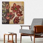 Casa si Gradina - Decoratiuni - Tablouri - Tablou ulei Wallxpert, lemn, 100 x 100 cm, multicolor, 405HND1438 - Infinity.ro