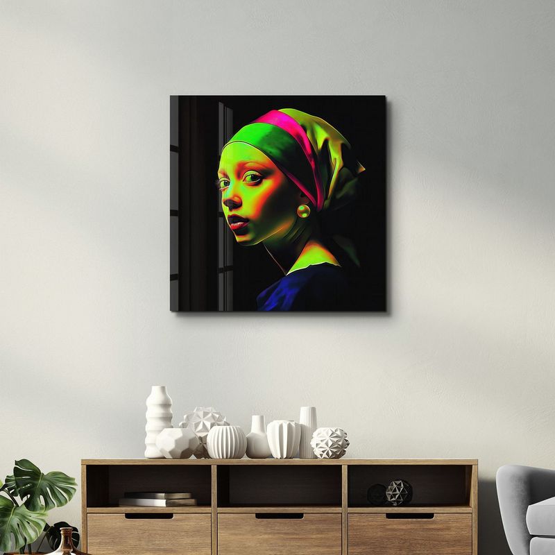 Casa si Gradina - Decoratiuni - Tablouri - Tablou sticlă securizată Wallxpert, sticlă, 100 x 100 cm, multicolor, 642BTH1282 - Infinity.ro