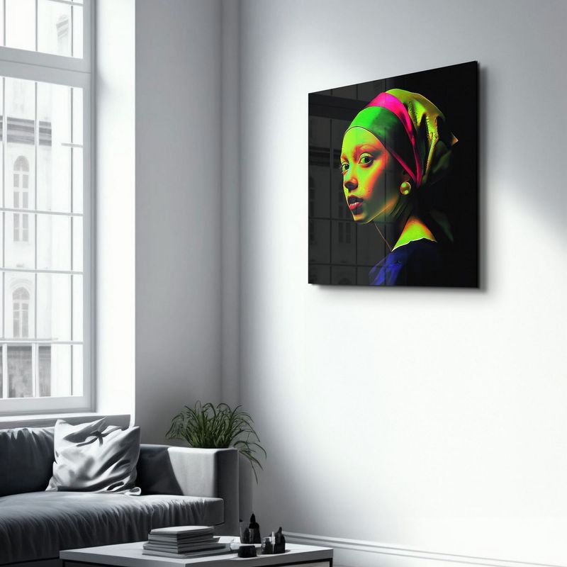 Casa si Gradina - Decoratiuni - Tablouri - Tablou sticlă securizată Wallxpert, sticlă, 100 x 100 cm, multicolor, 642BTH1282 - Infinity.ro