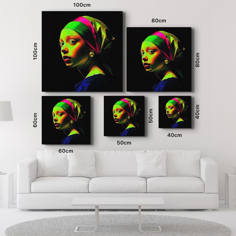 Casa si Gradina - Decoratiuni - Tablouri - Tablou sticlă securizată Wallxpert, sticlă, 100 x 100 cm, multicolor, 642BTH1282 - Infinity.ro