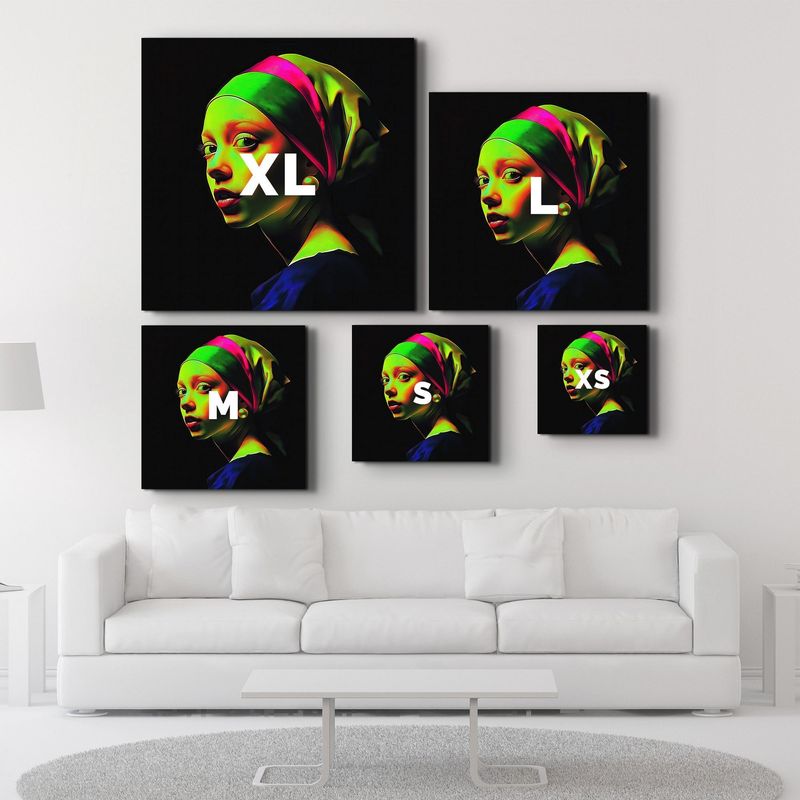 Casa si Gradina - Decoratiuni - Tablouri - Tablou sticlă securizată Wallxpert, sticlă, 100 x 100 cm, multicolor, 642BTH1282 - Infinity.ro