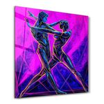 Casa si Gradina - Decoratiuni - Tablouri - Tablou sticlă securizată Wallxpert, sticlă, 100 x 100 cm, multicolor, 642BTH1287 - Infinity.ro