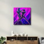 Casa si Gradina - Decoratiuni - Tablouri - Tablou sticlă securizată Wallxpert, sticlă, 100 x 100 cm, multicolor, 642BTH1287 - Infinity.ro
