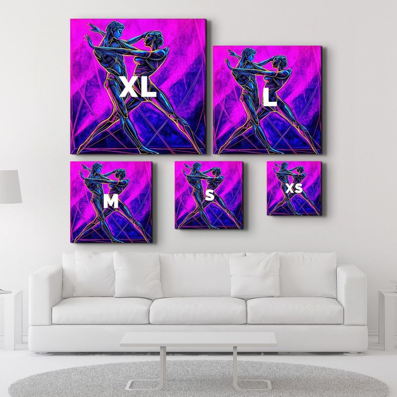 Casa si Gradina - Decoratiuni - Tablouri - Tablou sticlă securizată Wallxpert, sticlă, 100 x 100 cm, multicolor, 642BTH1287 - Infinity.ro