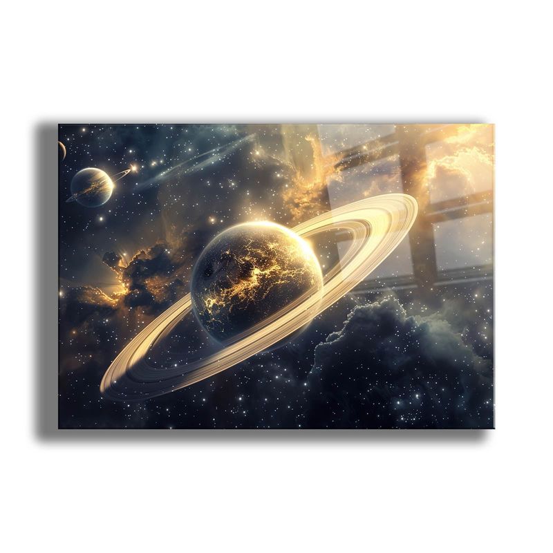 Casa si Gradina - Decoratiuni - Tablouri - Tablou sticlă securizată Wallxpert, sticlă, 70 x 100 cm, multicolor, 544CLR1658 - Infinity.ro
