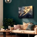 Casa si Gradina - Decoratiuni - Tablouri - Tablou sticlă securizată Wallxpert, sticlă, 70 x 100 cm, multicolor, 544CLR1658 - Infinity.ro