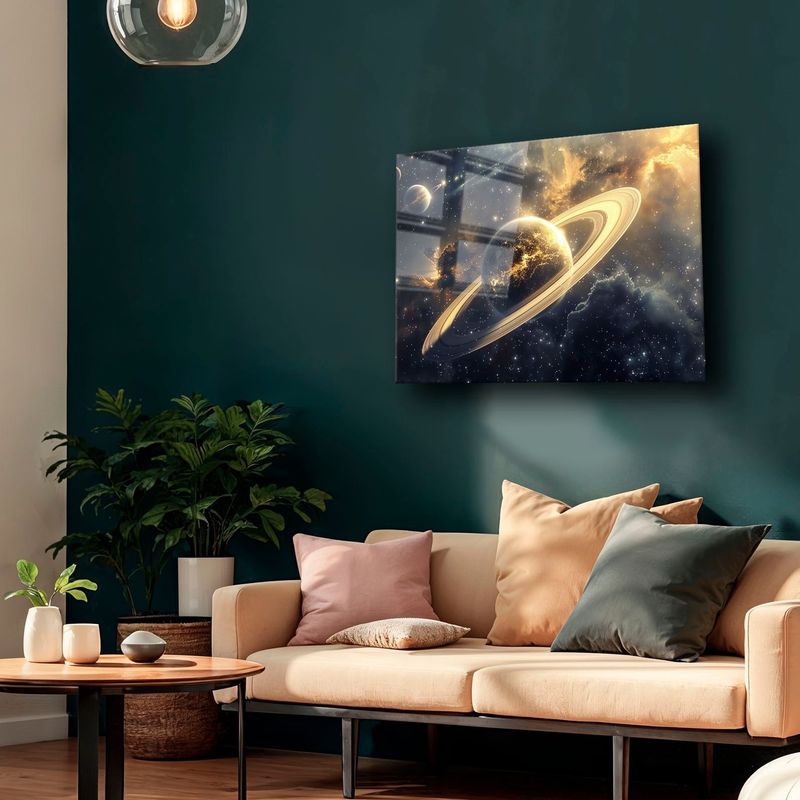 Casa si Gradina - Decoratiuni - Tablouri - Tablou sticlă securizată Wallxpert, sticlă, 70 x 100 cm, multicolor, 544CLR1658 - Infinity.ro