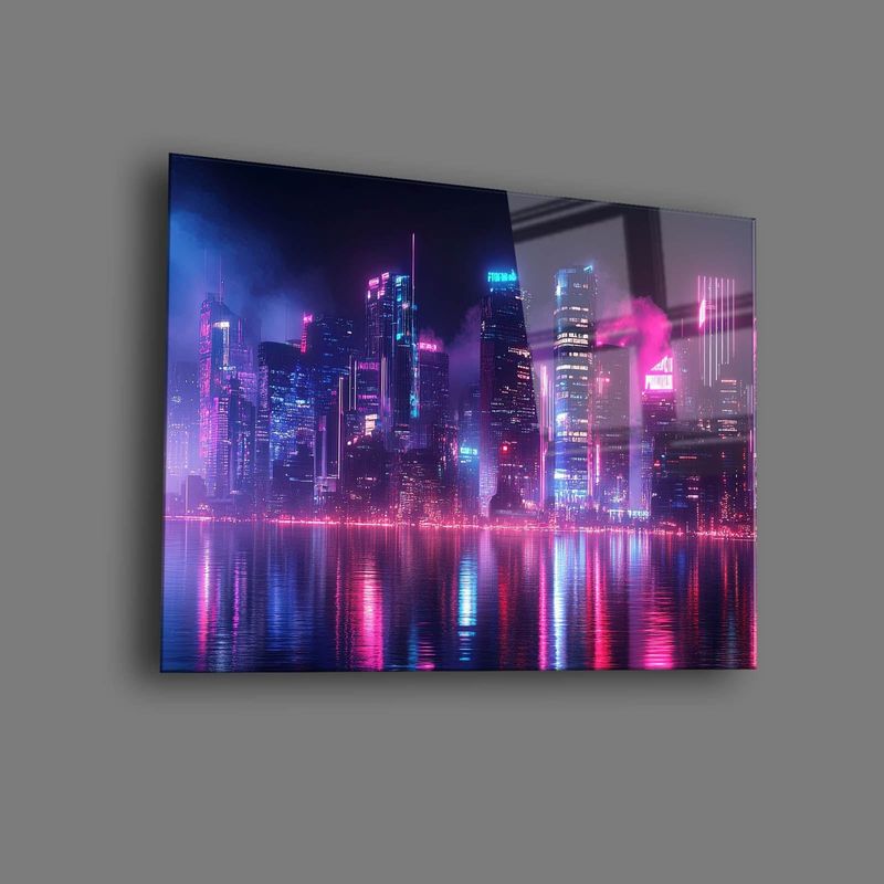 Casa si Gradina - Decoratiuni - Tablouri - Tablou sticlă securizată Wallxpert, sticlă, 70 x 100 cm, multicolor, 544CLR1622 - Infinity.ro