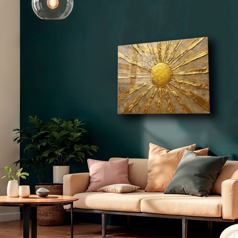 Casa si Gradina - Decoratiuni - Tablouri - Tablou sticlă securizată Wallxpert, sticlă, 70 x 100 cm, multicolor, 544CLR1646 - Infinity.ro