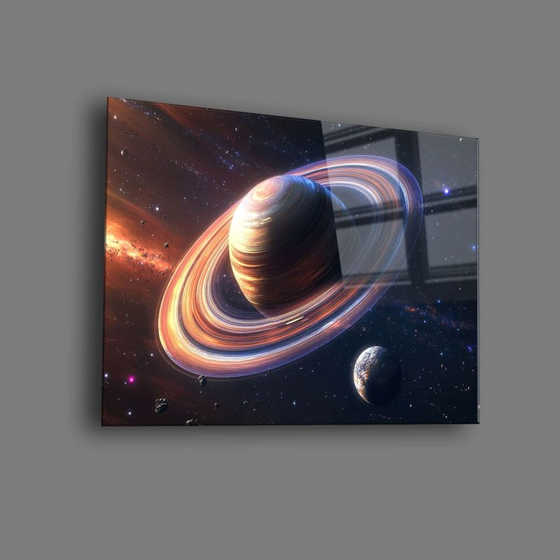 Casa si Gradina - Decoratiuni - Tablouri - Tablou sticlă securizată Wallxpert, sticlă, 70 x 100 cm, multicolor, 544CLR1652 - Infinity.ro