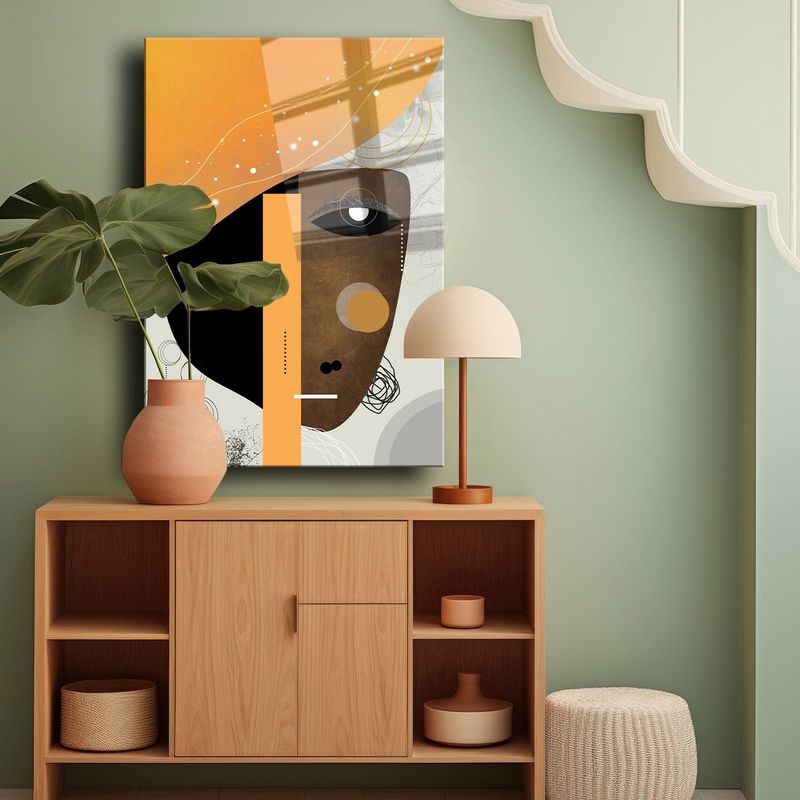 Casa si Gradina - Decoratiuni - Tablouri - Tablou sticlă securizată Wallxpert, sticlă, 70 x 100 cm, multicolor, 544CLR1604 - Infinity.ro