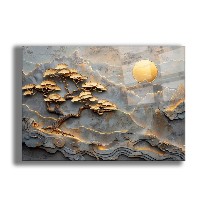 Casa si Gradina - Decoratiuni - Tablouri - Tablou sticlă securizată Wallxpert, sticlă, 70 x 100 cm, multicolor, 544CLR1550 - Infinity.ro