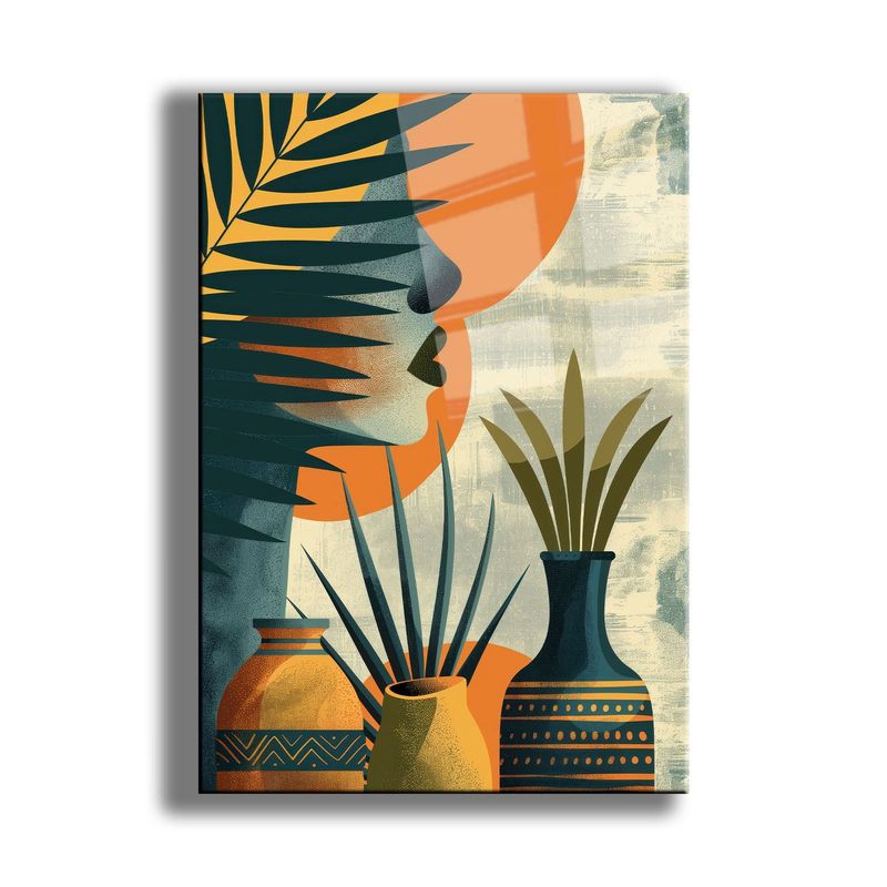 Casa si Gradina - Decoratiuni - Tablouri - Tablou sticlă securizată Wallxpert, sticlă, 70 x 100 cm, multicolor, 544CLR1472 - Infinity.ro